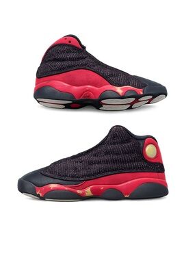 Nike Air Jordan 13 Retro Bred Black Red Youth Size 1.5Y 414575-010 Shoes